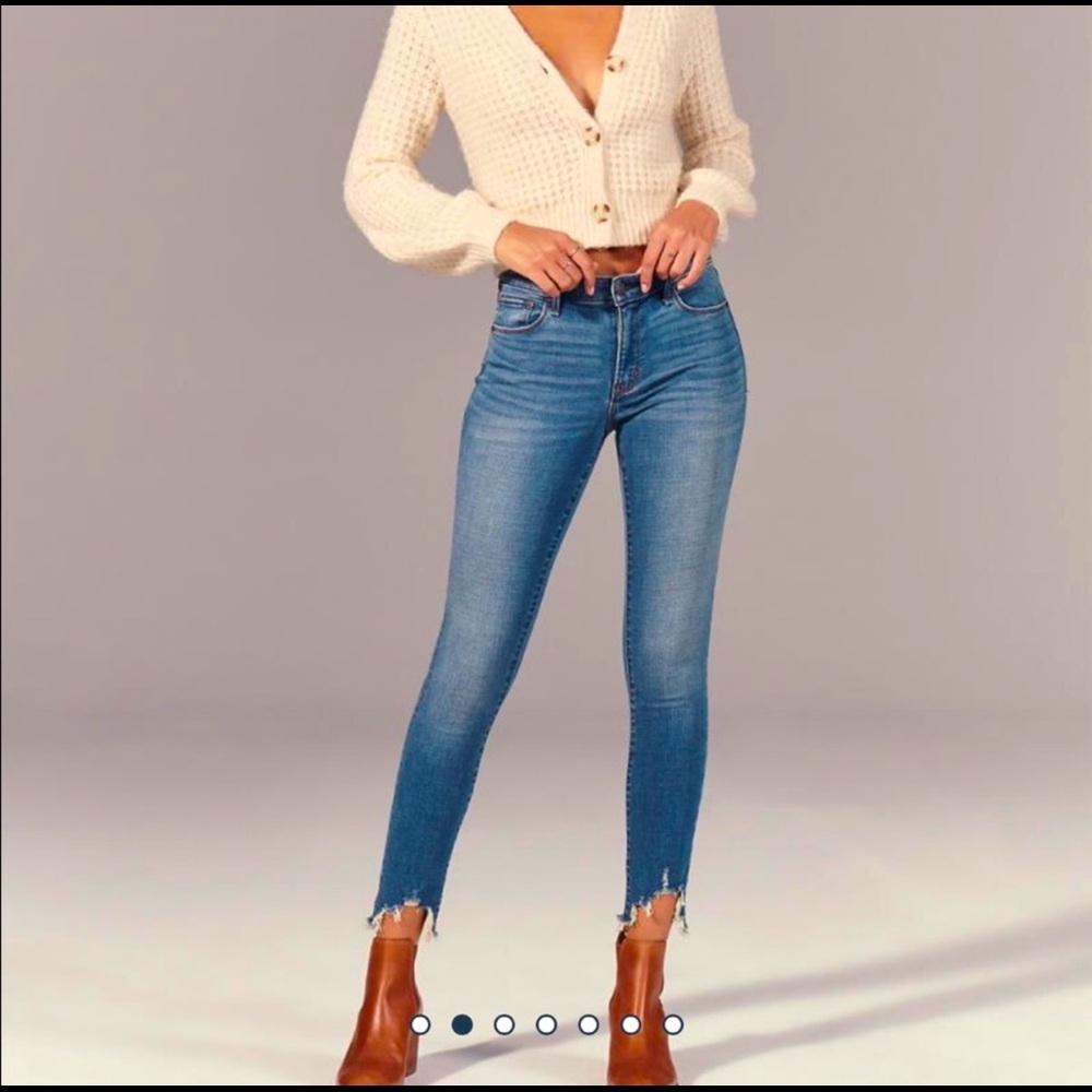 Abercrombie Harper Low Rise Skinny sz25